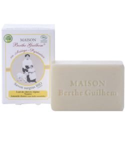 Savon au lait de chèvre alpine neutre - Amande douce